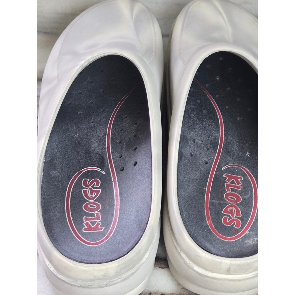 Klogs USA Women 8 Pearl White Slip Resistant Professional Clogs Work Shoes - Picture 3 of 8